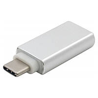 Адаптер USB 3.0 AF – USB Type C, SuperSpeed, Aluminium – ExtraDigital