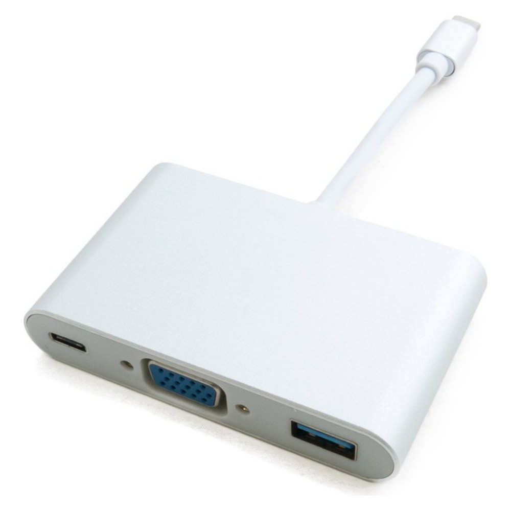 Адаптер USB Type-C – VGA/USB 3.0/Type-C (0.15 m) – ExtraDigital