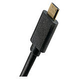 Кабель micro HDMI – HDMI, 0,5 метра, v 2.0, 36 AWG, Gold, PVC – ExtraDigital, фото 3