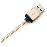 Кабель USB – Lightning iPhone SE, 6, 6S, 7, 7 Plus, 1 метра, Gold – ExtraDigital, фото 2