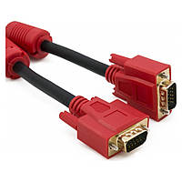 Кабель VGA-VGA, 3 метра, 28 AWG, PVC, 2xFerrites – ExtraDigital