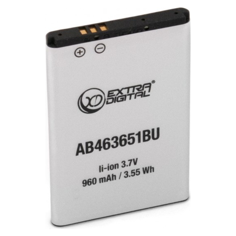 Аккумулятор для Samsung C3322i 960 mAh - AB463651BU ExtraDigital - фото 1 - id-p1487298437