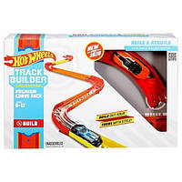 Трек Hot Wheels Хот Вилс Крутой поворот из серии Конструктор трасс дополнение для треков Mattel (GLC88)