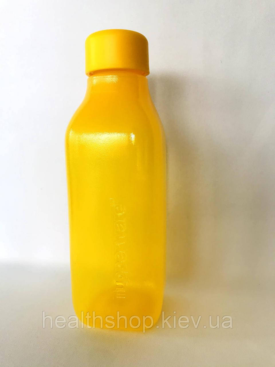 Еко-пляшка (500 мл) квадратна з гвинтовою кришкою, багаторазова пляшка для води Tupperware (Оригінал)