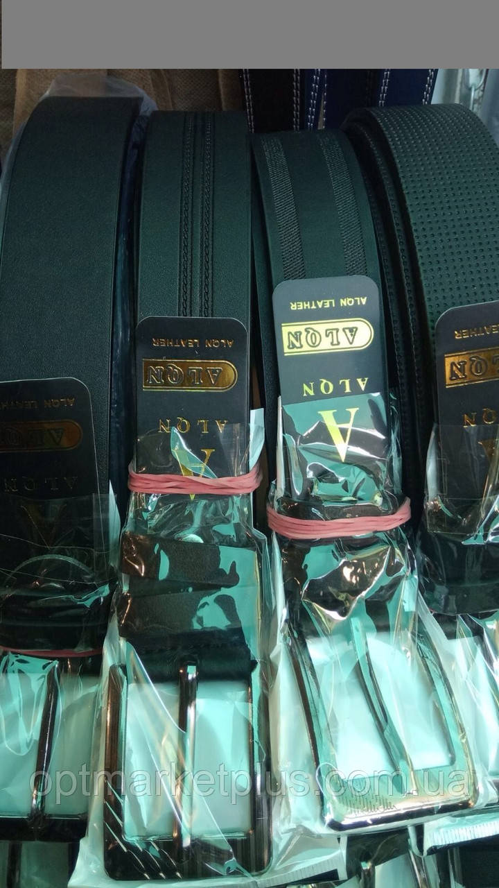 Ремінь чоловічий экошкіра "Шпенек-ALON" (35 мм) купити гуртом від складу 7 км Одеса