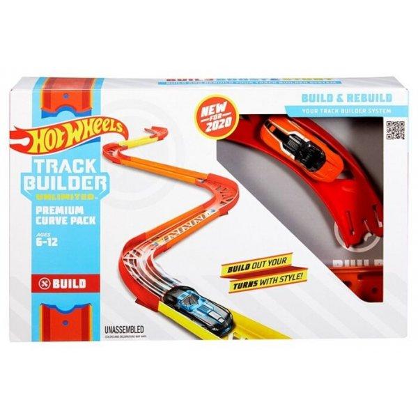 Трек Hot Wheels Хот Вілс "Крутий поворот" із серії "Конструктор трас" додаток для треків Mattel (GLC88), фото 1