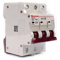 Автоматичний вимикач 3P 25A 4,5 kA 230-400V IP20
