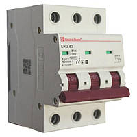 Автоматический выключатель 3P 63A 4,5kA 230-400V IP20