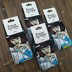 Шкарпетки з приколами демісезонні Neseli Coraplar Mia Wallece 7183 Туреччина one size (37-44р) 20009731