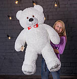 Плюшевий ведмедик Mister Medved Хепі 130 см Білий, фото 2