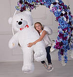 Плюшевий ведмедик Mister Medved Форрест 2 метри Білий, фото 6