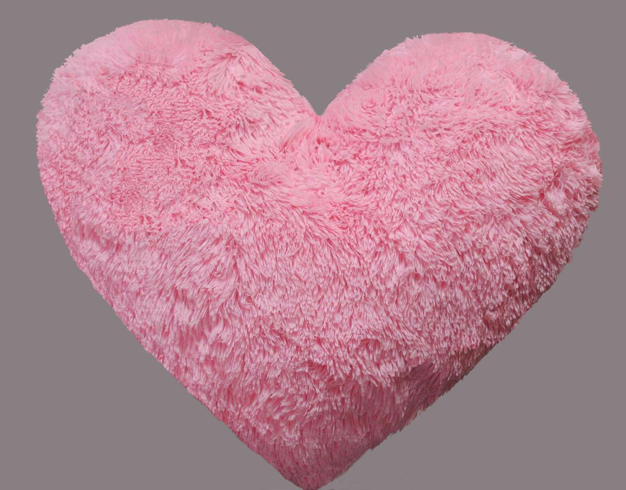 Плюшева іграшка Mister Medved Подушка-серце Рожеве 30 см