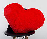 Плюшева іграшка Mister Medved Подушка-серце Червона 75 см, фото 3