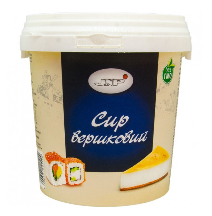 Вершковий сир для ролів суші та десертів JNP 1 кг у відрі, фото 1