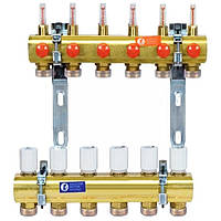 GIACOMINI Колектор для систем опалення з променевої розводкою на 8 контурів Арт.R553FY008