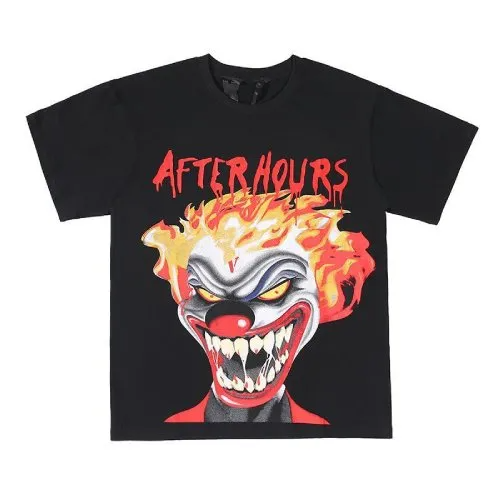 Футболка чорна LOYS Vlone Weeknd After Hours If I OD Clown Tee XS