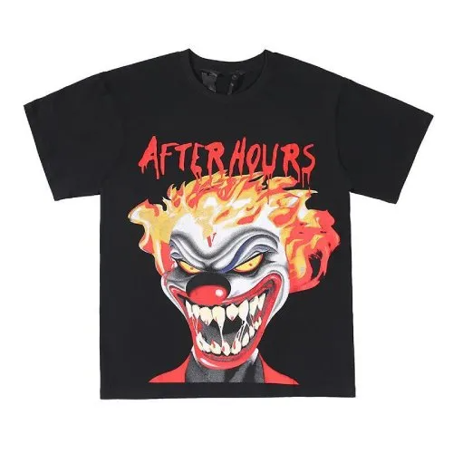 Футболка чорна LOYS Vlone Weeknd After Hours If I OD Clown Tee