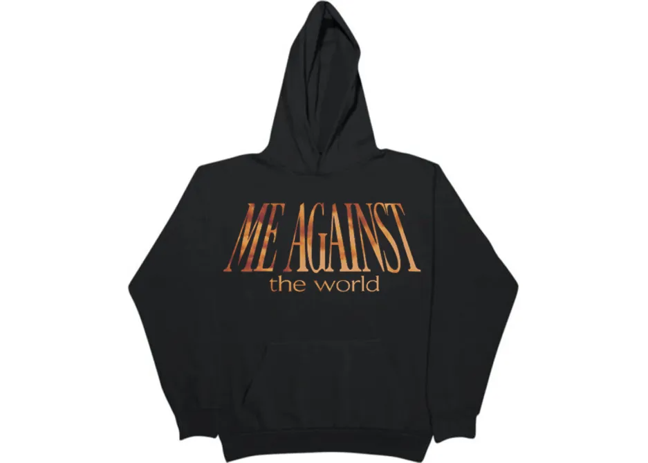 Худi чорний LOYS Vlone x Tupac Me Against the World Black Hoodie XS