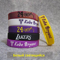 Силіконовий браслет баскетбольний Кобі Браянт 24 Лос beration Лейкерс Bryant Lakers