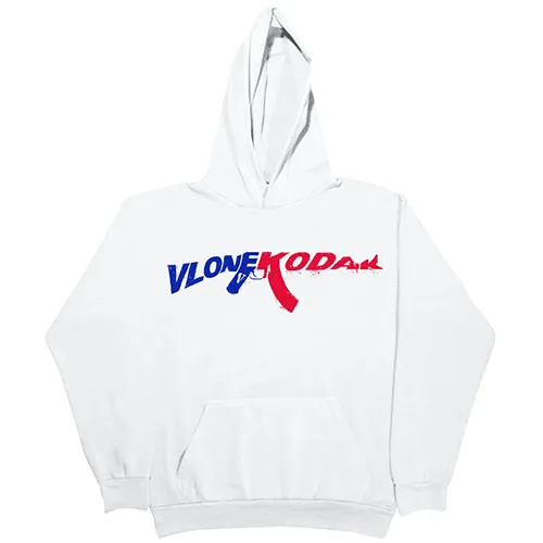 Худi бiлий LOYS Kodak Black x Vlone 47 White Hoodie XS