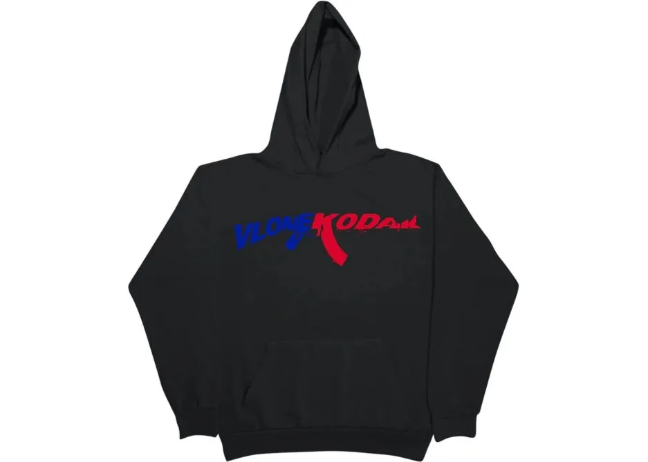 Худi чорний LOYS Kodak Black x Vlone 47 Black Hoodie XS