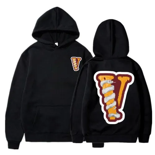 Худi чорний LOYS Vlone Gray Snake Edition Hoodie XS