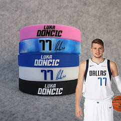 Лука Дончич 77 Силіконовий баскетбольний браслет на руку Doncic