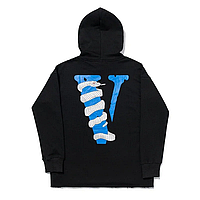 Худi чорний LOYS Vlone Snake Print Hommes Pullover Hoodie XS
