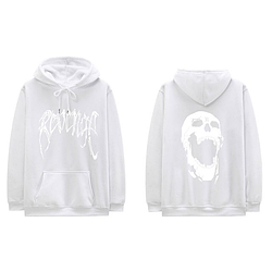 Худi бiлий LOYS музика Swag в стиле хип-хоп Xxxtentacion XS