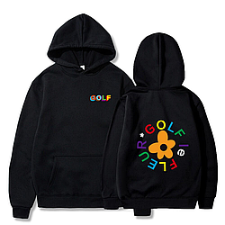 Худi чорний LOYS Golf Wang Тайлер, цветочний скейт XS