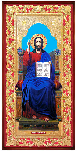 Икона Спаситель на Троне, цена 2150 грн — Prom.ua (ID#1487348937)