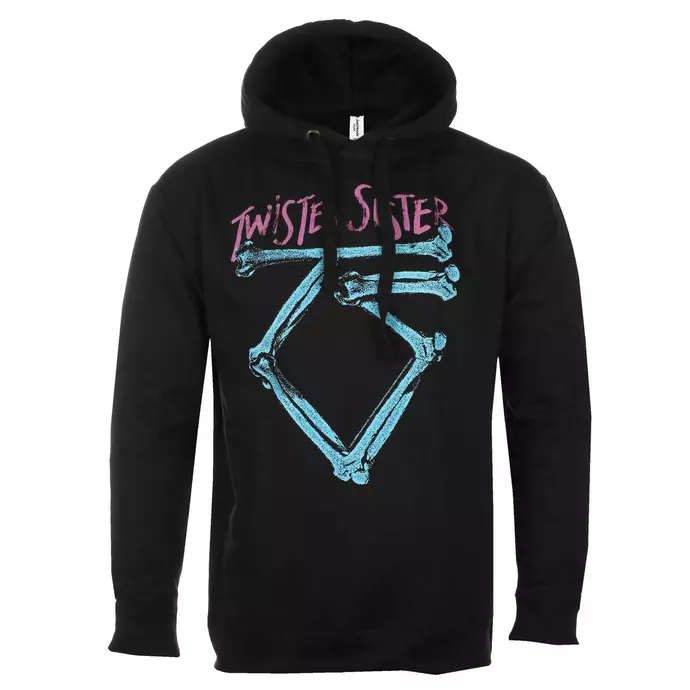 Худi чорний LOYS Twisted Sister - Washed Logo Epic XS