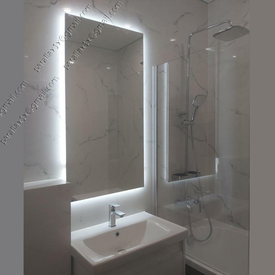 Дзеркало з LED-підсвіткою за контуром, 800 мм/600 мм, L 51К