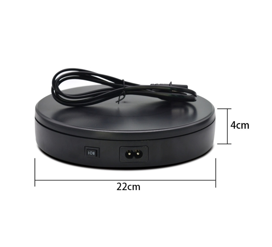 Поворотний обертовий столик для предметного знімання та вітрини, фото 1