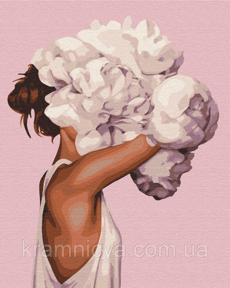 Картина за номерами Оапка півоній, 40х50 Brushme (BS36699)