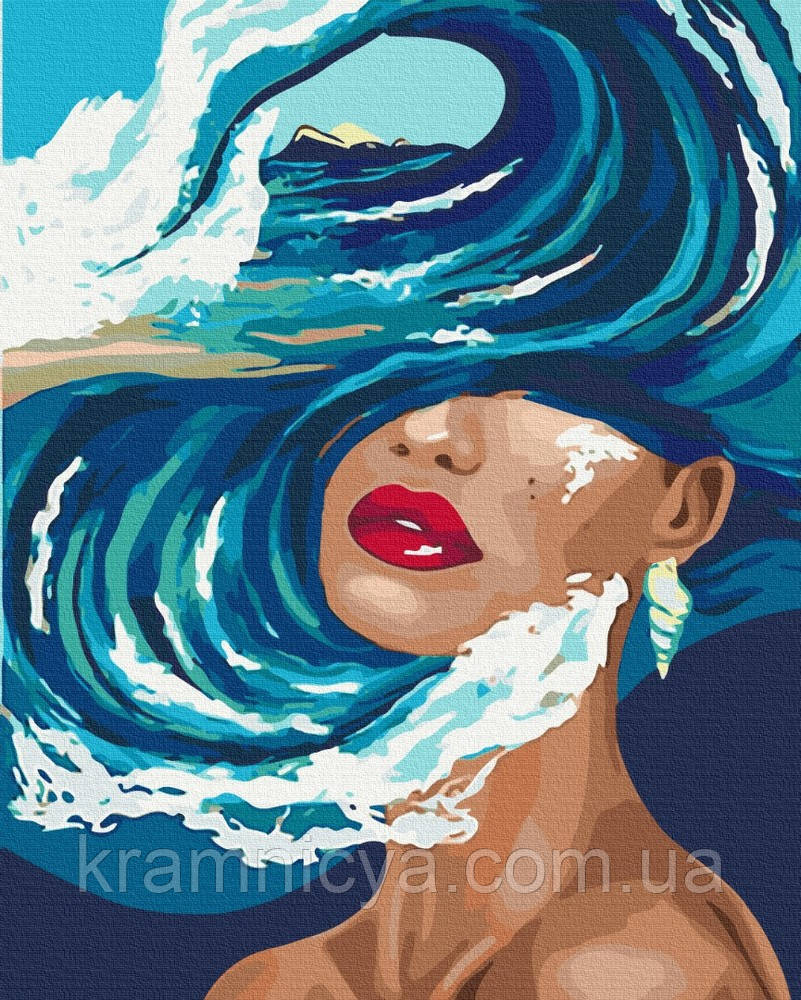 Картина за номерами Океан думок, 40х50 Brushme (BS37549)