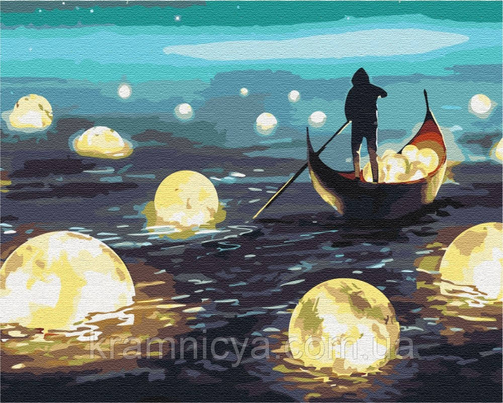 Картина за номерами Місячна прогулянка, 40х50 Brushme (BS51420), фото 1