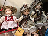 Лялька баварська порцеляновий колекційна сидить 30cm Reinart Faelens (ціна за 1 штуку), фото 6
