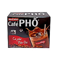 Натуральный растворимый кофе Cafe PHO 3в1 10шт*24гр Maccoffee 240г Вьетнам