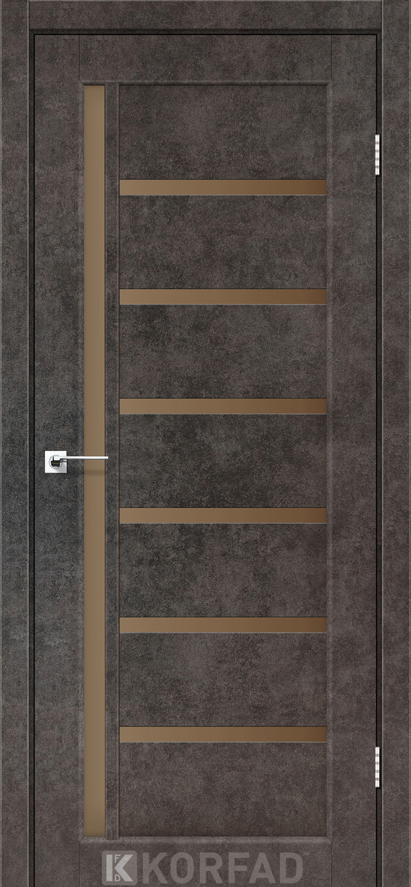 Двері міжкімнатні Корфад/ KORFAD VLD-01 Лофт бетон BR, фото 1