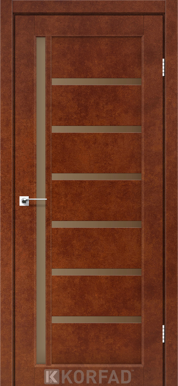 Двері міжкімнатні Корфад/ KORFAD VLD-01 Сталь кортен BR, фото 1