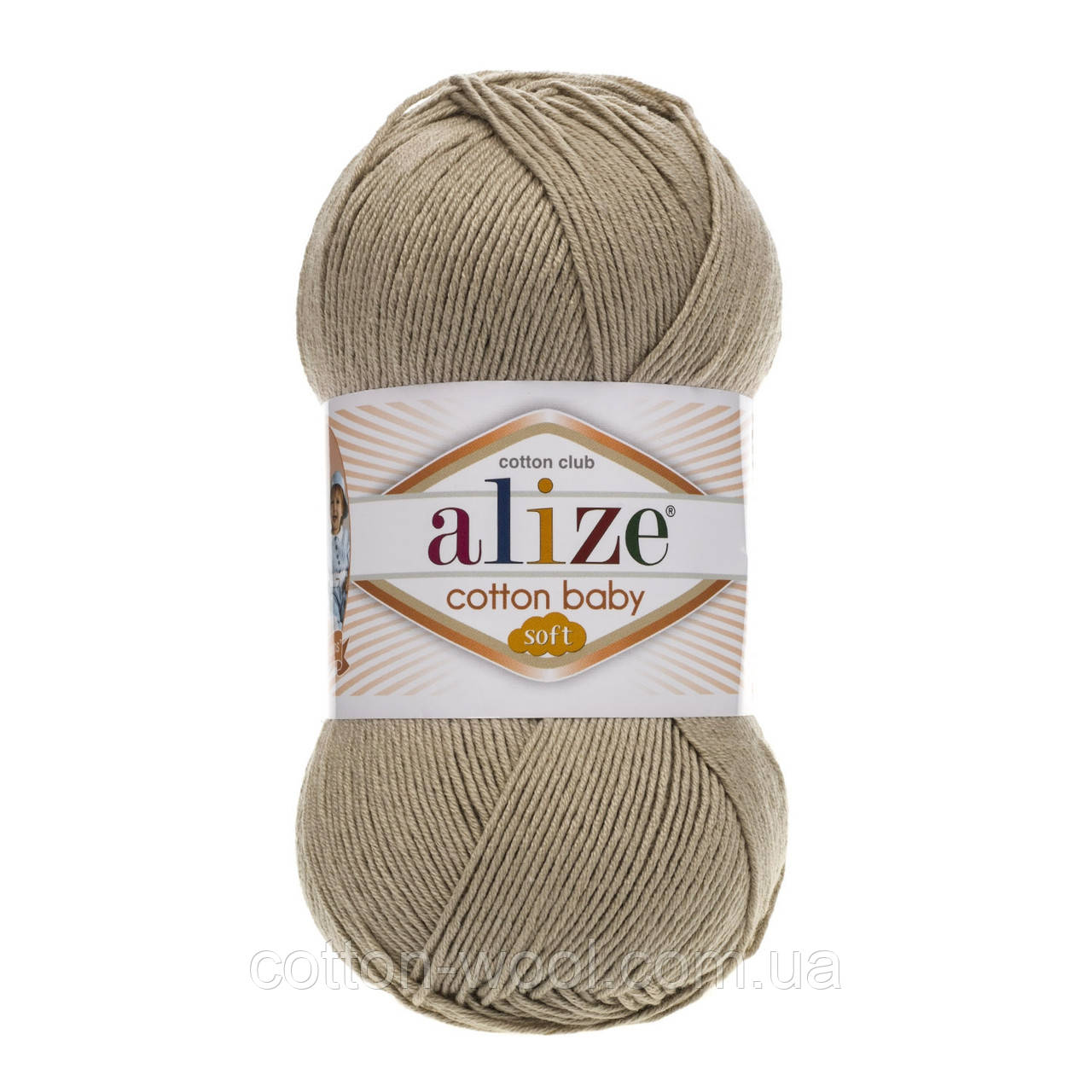 Alize Cotton Baby soft (Ализе Коттон Беби софт) 256 беж - фото 1 - id-p526525076