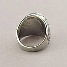 Кольцо на палец Stainless Steel Перламутр Медицинская сталь 316L26,3 г, фото 2