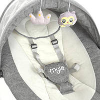 Заколисуючий центр ME 1074 MYLA Gray Linen, фото 2
