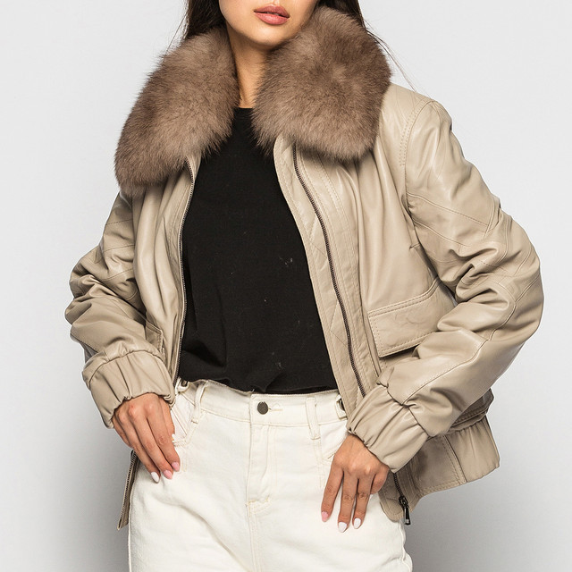 Кожаные куртки с мехом >> Кожаные куртки интернет магазин
