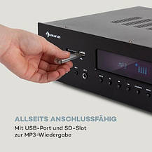 Підсилювач звуку Auna AMP-H260 5.1, Німеччина, фото 3
