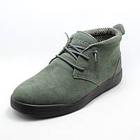 Зеленые мужские ботинки Hey Dude Jo Suede 112378348, последний размер 41