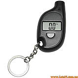 Манометр автомобільний цифровий прилад для вимірювання тиску в колесах і шинах брелок із дисплеєм, фото 7