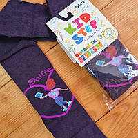 Колготи для дівчинки "Селфі", зріст 104-110, колір: фіолетовий