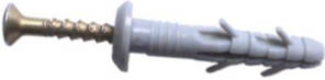 Дюбель з цвяхом Т 6 х 40 (100 шт / упак.) для швидкого монтажу грібковідной головкою